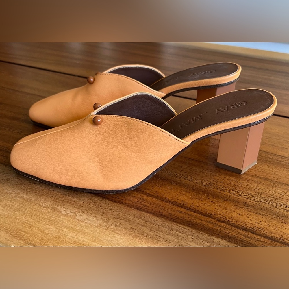 Gray Matters Orange Mule